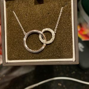Miracle links necklace 1/10 ct tw and 10k gold